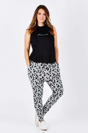 Jade Animal Print Pant--BET-BB225SP17