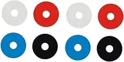 JOINPAYA 8pcs Guitar Strap Locks Slip Lock Buttons White Blue Red Black Secure Your Strap Effortlessly Easy to Install