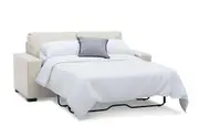 DIAMOND Leather-Look 2.5 Seater Sofa Bed