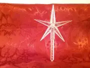 Clear Modern Large Bubbly Star for Ceramic Christmas Tree Topper