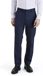 Dockers BLUE Men's Signature Iron-Free Defender Khaki Pants, US 38x30 NWT
