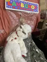 Vintage SHARI LEWIS LAMB CHOP 9" Plush Stuffie Stuffed Animal Sealed 1993