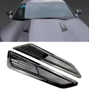 2Pcs Front Hood Scoop Vent Bonnet Cover Trim For Camaro LT 1LT 2LT RS 2016-2023