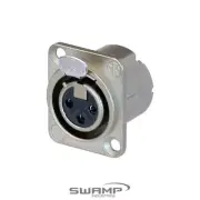 Neutrik NC3FD-LX Female XLR Panel Mount Connector
