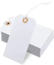 100 Packs Christmas Tags for Presents,Luggage Labels with String for Christma...