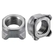 Weld Nuts, M16 Square UNC Carbon Steel Machine Screw Gray 100Pcs