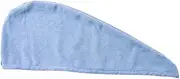 EXQUIMEUBLE Microfiber Hair Drying Towel Fast Drying Hair Wrap for Long Hair Super Absorbent Cap Convenient Use After Shower Blue Color for Quick Drying and Reducing Frizz