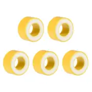 5pcs 14 x 27.3 x 14.8mm Ferrite Ring Iron Powder Toroid Cores Yellow White