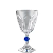 Mario Luca Giusti Rolling Stones Wine Glasses Blue Set of 6
