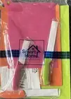 Smart Home 6 PC Set Of 3 Colorful Cutting Boards With 3 Matching Knives
