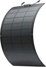 EF ECOFLOW 100W Flexible Solar Panel with High Efficiency Solar Modules,iP68 Waterproofing, Ideal for Off-Grid Solar Panel Kits, PV Charging, Power Kits & Ecosystem for Home, Camping, Boat