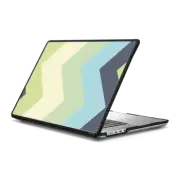 MacBook Pro 16-inch (M1 - M4) Impact Case Blue and green chevron