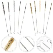 10 Pcs Tube Clean Wire Bore Cleaning Round Brush Drill Attachments