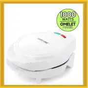 Better Chef IM-475W 1000 Watts Modern Non-Stick Electric Omelette Maker in White