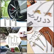 10 Pieces Stainless Steel Dually Valve Extension Tire Valve Extension