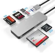 Card Reader, USB 3.0 (5Gps) High Speed TF/SD/MS/M2/XD/CF Memory Card Reader