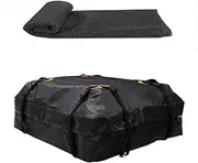 Labymos Waterproof Cargo Bag Car Roof Cargo CER Universal Luggage Bag Storage Cube Bag for Travel Camping with Anti-Slip Mat