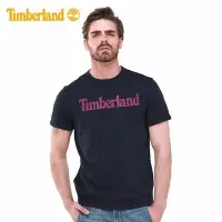 在飛比找Yahoo!奇摩拍賣優惠-Timberland 男款短袖上衣 短T    黑色    