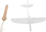 Totority Airplane Glider Plane Paintable Foam Glider Paintable Foam Plane Airplane Flying Outdoor Flying White Epp