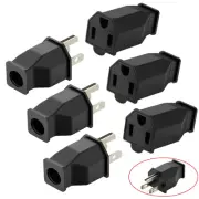 Straight Blade Plug, Extension Cord Ends ,Male Female Replacement Plug,3Wire and