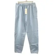 RVCA Joggers PTC Sweatpants size M Women Skyway Blue Pockets High Rise NWT