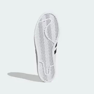 【adidas 愛迪達】Superstar Slip On W 女 休閒鞋 懶人鞋 皮革 貝殼頭 無鞋帶 白 黑(IE0399)