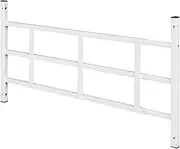 Defender Security SEGAL S 4752 Fixed Window Guard, 22-Inch - 38-Inch x 15, 3-Bar, Adjustable Width, NON-EGRESS, Painted White
