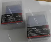 ULTRA PRO TOP LOADER DECK BOX(X2) + TOP LOADERS(X50), CLEAR SLEEVES(X50) COMBO