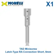 Dental Morelli Driver For TAD Miniscrew Latch-Type RA Connection Short 8mm