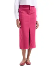 Emporio Armani Denim Midi Skirt