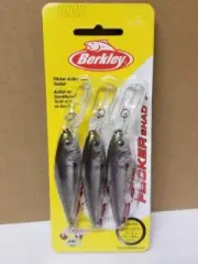 3 Pack Flicker Shad #7 HD Walleye Fishing Lures