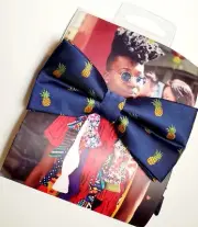 Bowtie Behavior Handmade Adult Pineapple Design Bow Tie