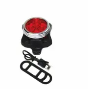 USB Rechargeable Red light LED Bicycle Bike Front Headlight and Rear Tail Light