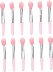 LALADEFIEE 12 Pcs Silicone Lip Makeup Applicator for Lip Gloss and Cream Products Use Design