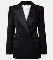 [Givenchy] Givenchy Double-breasted wool blazer AU 16 black