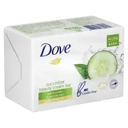 Dove Cucumber Scent Milk Beauty Soap 4 Bars 400g