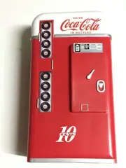NEW COLLECTABLE COCA COLA VENDING MACHINE COIN BANK BY THE HAMILTON COLLECTION