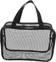 ABOOFAN Portable Mesh Shower Bag Multi Purpose Tote for Gym Travel Camping Lightweight Design for Easy Transport Versatile Storage for Outdoor Activities
