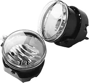 Compatible With Dodge For Caravan 2007 2008 2009 1 Pair Front Left Right Halogen Fog Light Driving Lamp Car Fog Light Assembly OEM: 4805857Aa Car fog light components