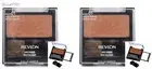 REVLON Pressed Powder Bronzer With Pop Up Mirror #01 NATURAL BRONZE x 2 Compacts