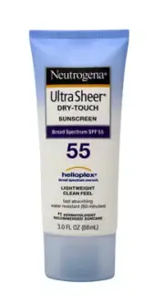 Neutrogena Ultra Sheer Dry-Touch Sunscreen Lotion | SPF 55 UVA/UVB Protection