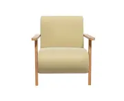 Armchair Velvet - Yellow