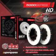 2x DBA Front 5000 Series Disc Brake Rotors for Toyota GR Yaris GXPA16R 2020-On (for: Toyota)