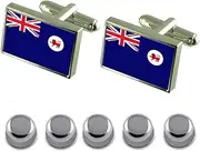 [Select Gifts] Shirt Dress Studs Tasmania Flag Cufflinks