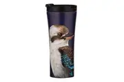 Ashdene Stainless Steel 500ml Modern Birds Kookaburra Travel Mug Drink Cup w Lid