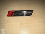 Audi RS6 Front Grille Bumper Radiator Lettering Emblem Badge Logo Sport Silver