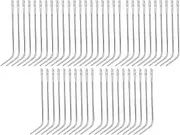 CarpNettore 50Pcs Hand Sewing Needle Large Eyes, Sewing Sharp Needle Big Eye Needle for Mats, L Shaped 5.5cmx2mm