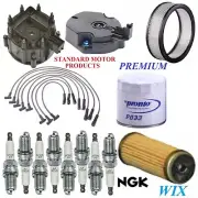 Tune Up Kit Filters Cap Wire Plugs For PONTIAC BONNEVILLE V8 5.7L VIN (X) 78-79