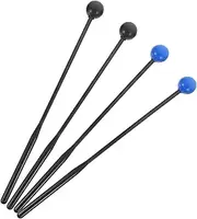 LOLIPPYY 4 Pack of Marimba Drumsticks Tongue Drum Mallets for Boys and Girls Beginners Comfortable Rubber Handle Reduces Fatigue