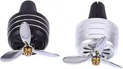 OSOLADY 2Pcs Car Aromatherapy Clip with LED Lights Vehicle Air Outlet Perfume Diffuser for Freshening Air and Enhancing Mood Compatible with Car Vents